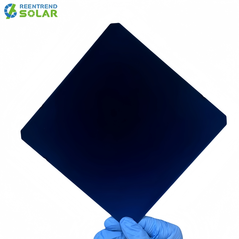Non-metallized TOPCon blue wafer